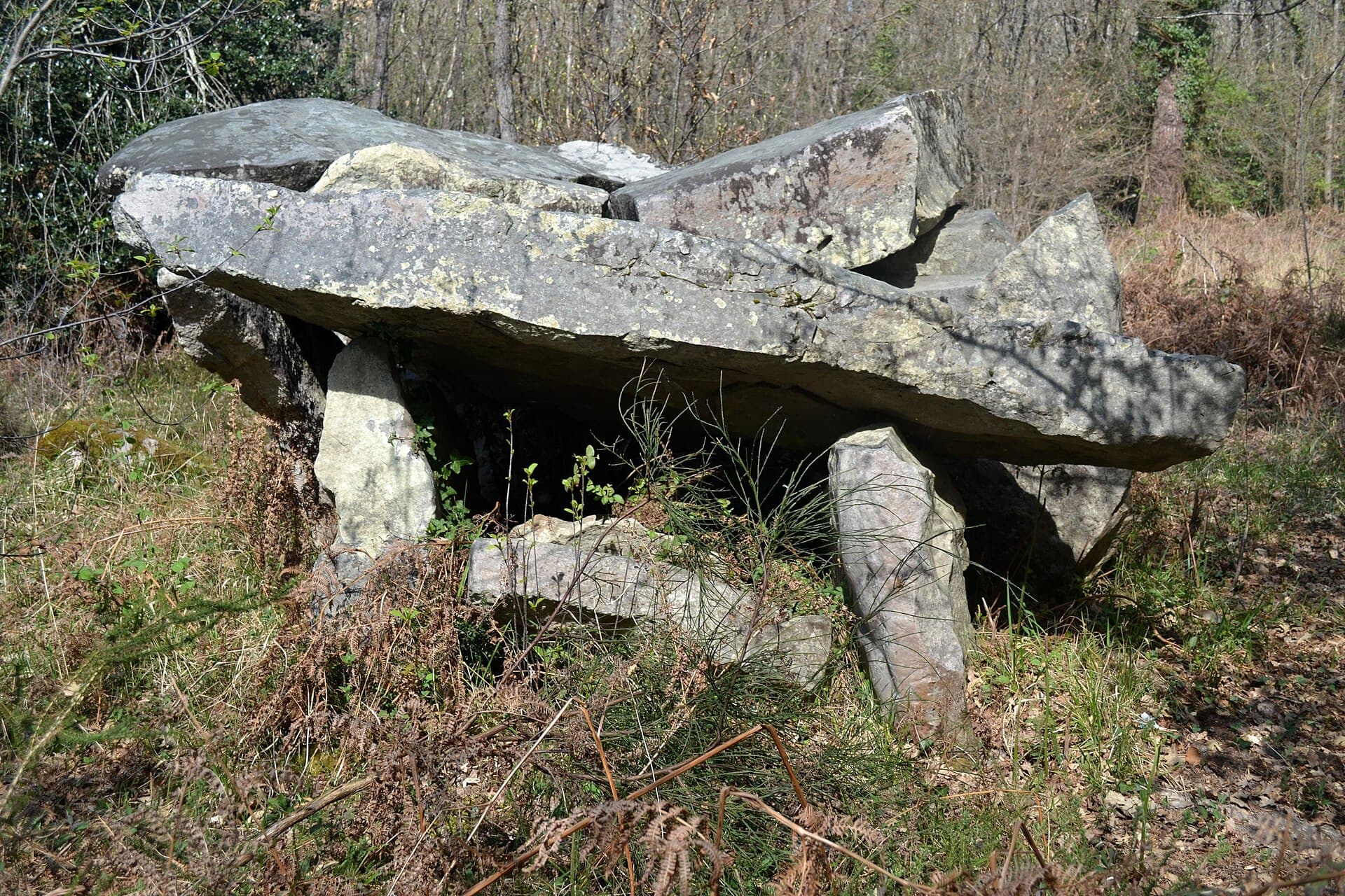 Le dolmen de la Pidoucière à Corzé