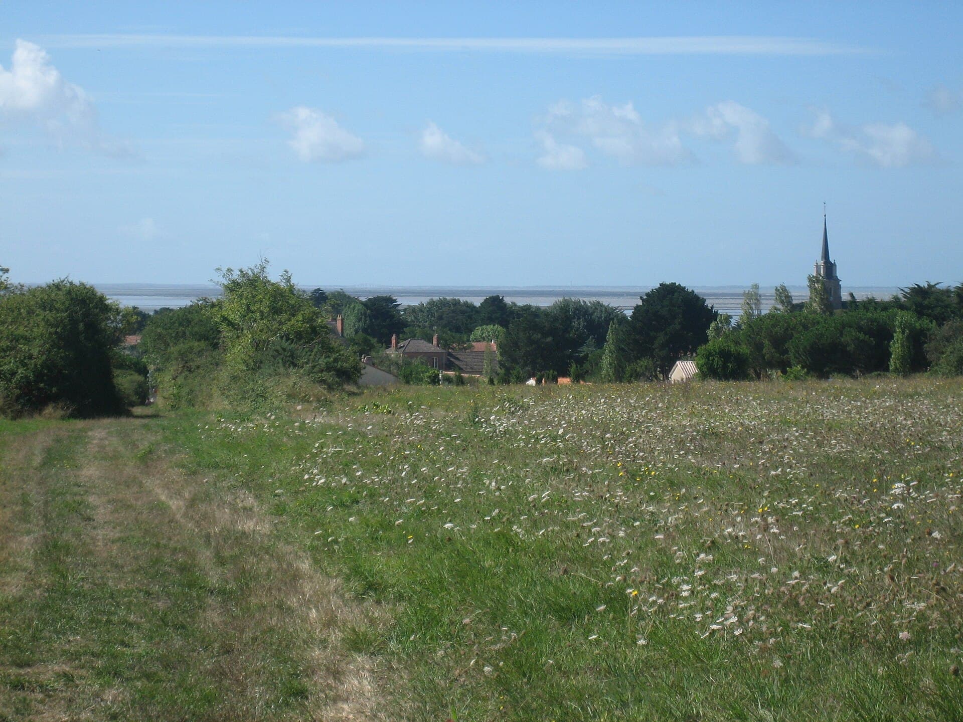 Vue des Moutiers-en-Retz
