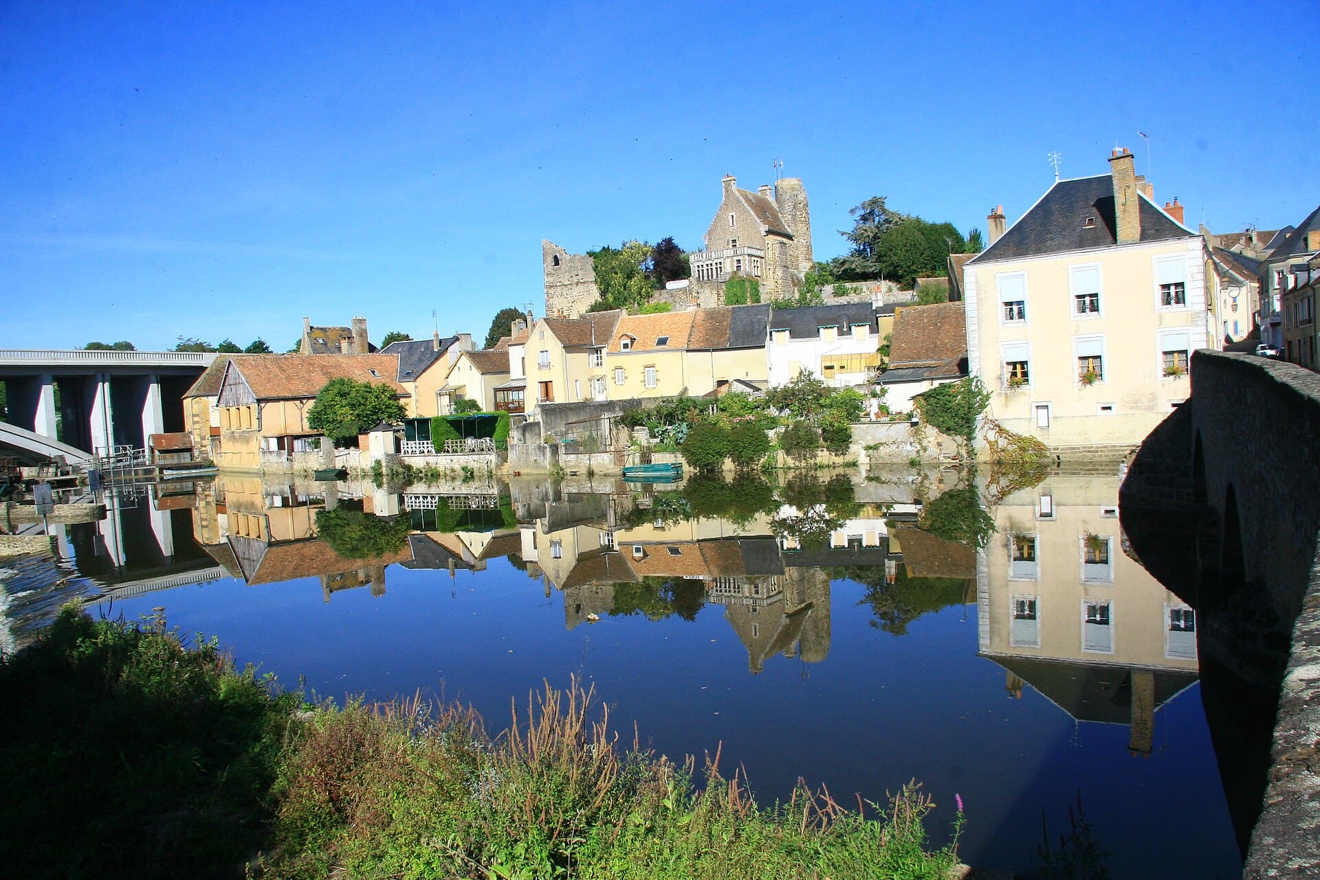 Vue de Beaumont-sur-Sarthe