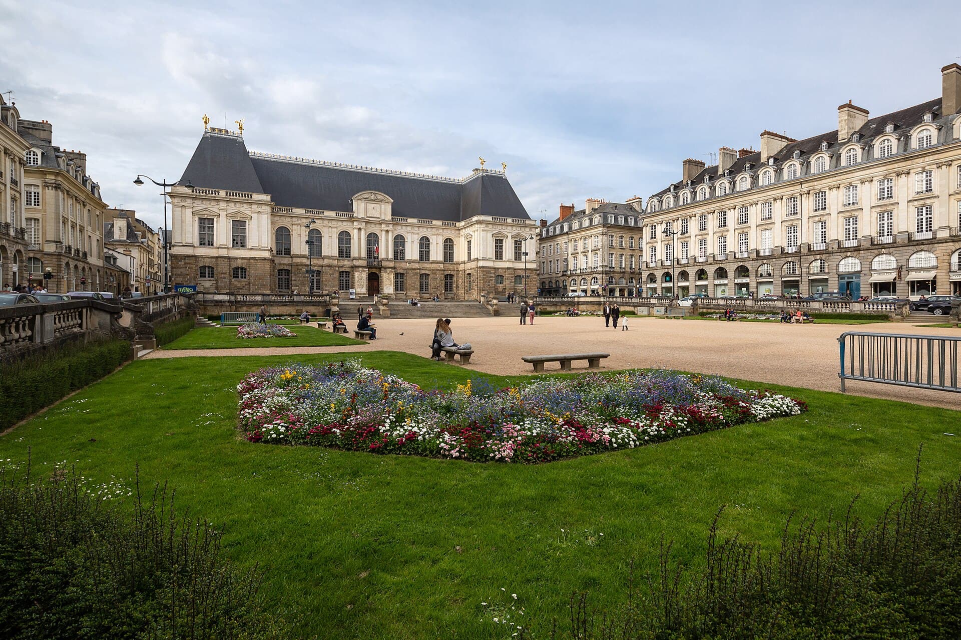 La place du Parlement-de-Bretagne à Rennes